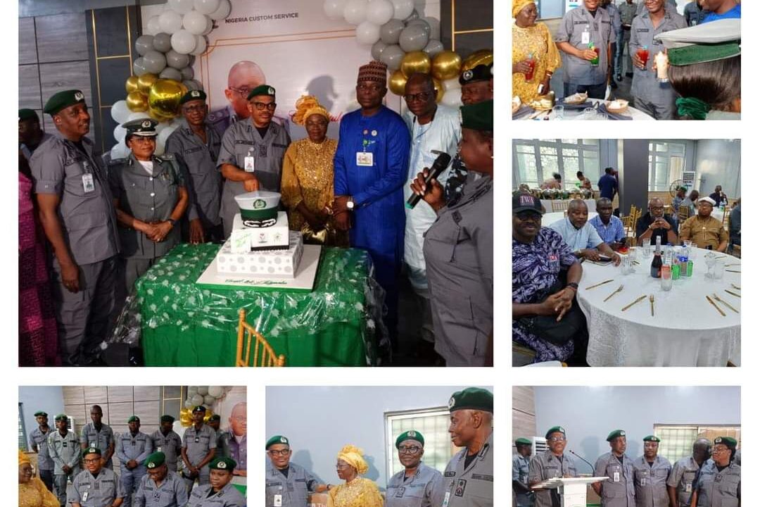 Apapa customs bid farewell to Comptroller Jaiyeoba after 35 years of service