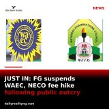 FG suspends WAEC, NECO Fee Hike Following Public Outcry